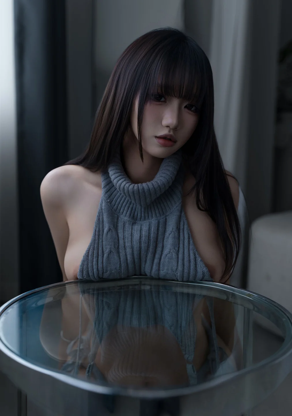 柒柒要乖哦 - No.065 居家毛衣 [112P-270MB] tg@simisebaisi 【丝足阁】091.webp